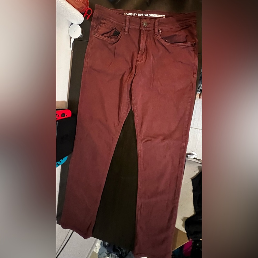 Maroon Jeans by Buffalo 30x32